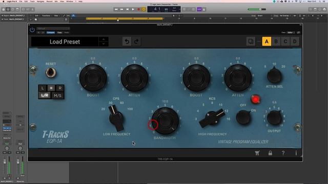 4.T-Racks 5 Plugins Review EQP-1A (Pultec EQP-1A)