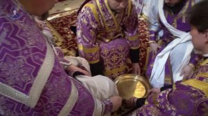 В Великий четверг, 28 апреля 2016 года Управляющий Амурской епархией совершил чин умовения ног