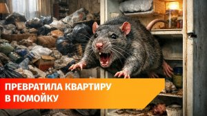 В квартиру уфимской Плюшкиной невозможно попасть из-за мусора. Соседи бьют тревогу