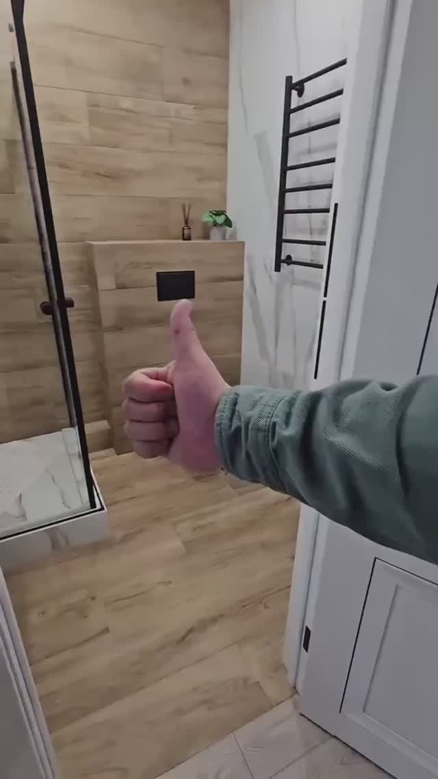 🔥Друзья, свежий объект в ЖК Достояние готов! Санузел под ключ — сделали стильный и функциональный.