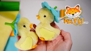 Мастер-класс Цыпленок с цветком своими руками / Как сшить цыпленка из ткани своими руками