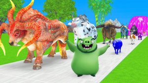 Мультики для детей и малышей. Смешная звериная ферма с сказочными животными. Мультики залипалки