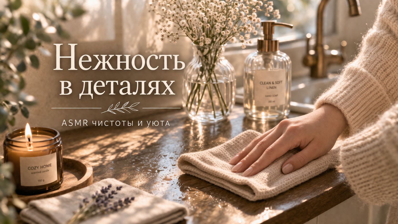 Уют в каждом движении | Спокойный ASMR без лица