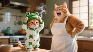 Мама-кошка против безумных идей Джинджер! 😂🐾 / Веселая история кошачьей семьи