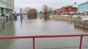 ПРОКАТИЛИСЬ  НА ПОНТОННЫЙ МОСТ / ВЕСЕННИЙ РОЗЛИВ