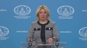 Russian MFA Spokeswoman Maria Zakharova briefing, Moscow, April 8, 2026