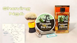 Shaving N36: Rex Sentry. Phoenix "Pineapple Bay Rum".