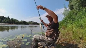 Рыбалка на Полудонку .плотвичка на пшеницу