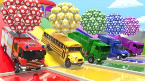 Семейство пальчиков - Песенка про бинго – Колеса в форме футбольного мяча – Детские стишки и песенки