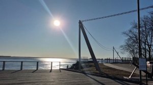 Ждем ледоход, река Северная двина