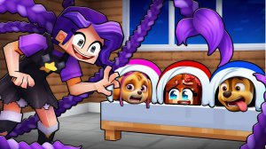 😮 ЩЕНЯЧИЙ ПАТРУЛЬ СПРЯТАЛИСЬ ОТ ЛИЛИ ПОППИ ПЛЕЙТАЙМ В СЕКРЕТНОМ МЕСТЕ В МАЙНКРАФТ