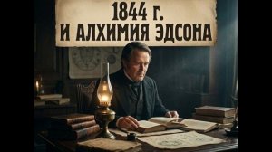 1844 г – И АЛХИМИЯ ЭДСОНА / Библейские беседы с д-ром Отто Венделем