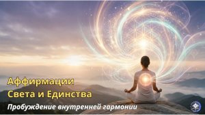 Аффирмации Света и Единства ｜ Пробуждение внутренней гармонии ｜ Часть 1.