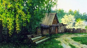 Весенние пейзажи художника Дмитрия Лёвина