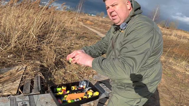 Ловили форель чисто на пассивные снасти.