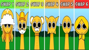 INCREDIBOX SPRUNKI: ВСЕ ПЕРСОНАЖИ 🔀 RETAKE В ПЕРЕМЕШКУ! 💫🌀