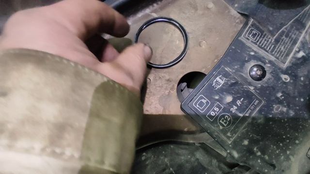 уплотнительное кольцо патрубка интеркулера деформировалось