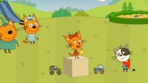 Три кота. Большие гонки. Для детей.