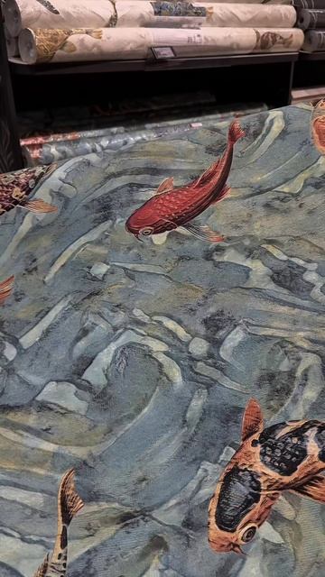 Обои с рыбами от турецкого бренда Du&ka