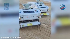 Новая эра уборки: роботы-чистильщики на китайских курортах