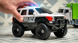 Почему города не могут работать без полицейских, пожарных машин и мусоровозов? Видео для детей.