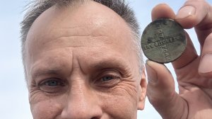 Первый раз нашёл такую старинную монету за все года поисков