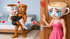 Грустная история семьи Тунг‑Тунг Сахура с Балериной Капучино в доме бабули  Забавная хоррор‑анимация