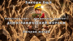 ДЕМОГРАФИЧЕСКИЙ ФОРСАЖ (Личное метро) — заходи ещё @ZahodiEshe  Авторская песня