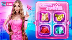 [ Тим Тин ] Dress to Impress в Реальной Жизни!Цветной Челлендж в Реальной Жизни