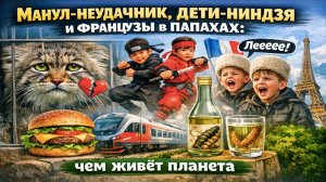 ШОК: Манул Тимофей отвергнут, японцы пьют «чай» из гусеничных фекалий, а казахи назвали детей...