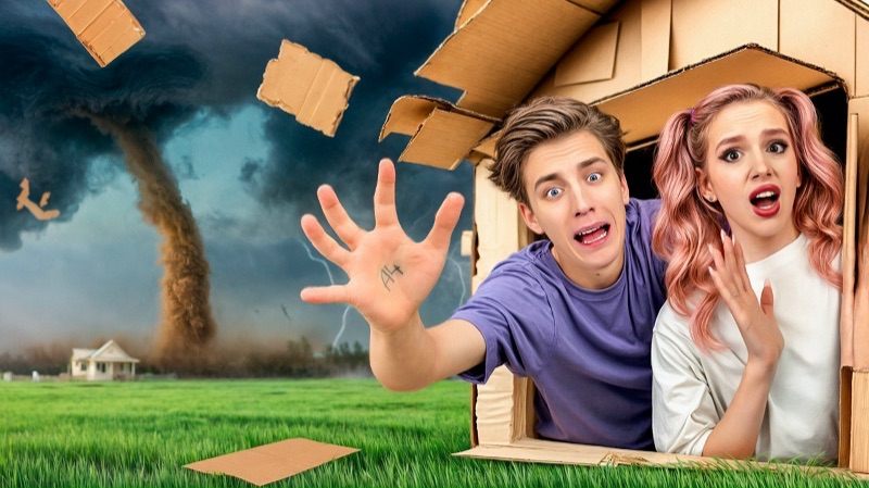 Влад а4 . Кто Построит САМЫЙ ПРОЧНЫЙ ДОМ . Видео Влада Бумага а4