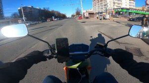На электроскутере U2 по Калининграду. Московский проспект. 07.04.2026