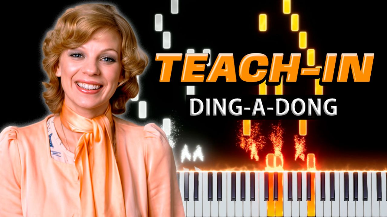 Ding-A-Dong (Teach-In) 【 КАВЕР НА ПИАНИНО 】