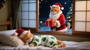 Рождественский сюрприз мамы-кошки для Рыжего котенка 🎁 | Трогательная кошачья история