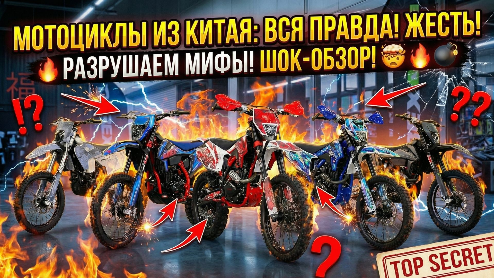 ПРОИЗВОДСТВО  КИТАЙСКИХ МОТОЦИКЛОВ / Darex Moto