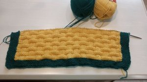 Триостарты апреля. Старт 2- плед Плетёнка