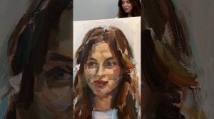 Портрет девушки с натуры, полный процесс с комментариями