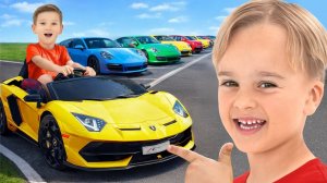 Челлендж «50 машинок» для детей