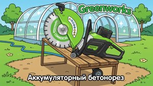 Бетонорез Greenworks 82PC14 1501307