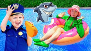 Оливер и Папа - спасатели Водной Полиции