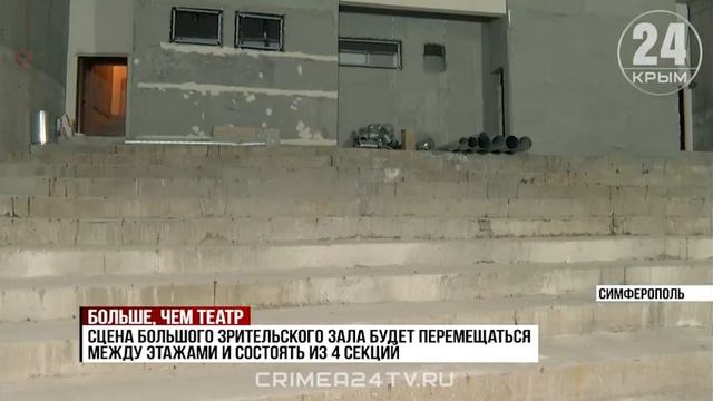 Государственный центр детского театрального искусства в Симферополе готов на 85%