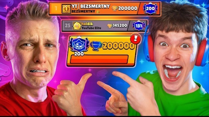 Я ЗАКОНЧИЛ ПУШ 200К В БРАВЛ СТАРС😱 ХОЛДИК, ТЫ ПРОИГРАЛ, УНИЧТОЖАЙ ПЛАНШЕТ!