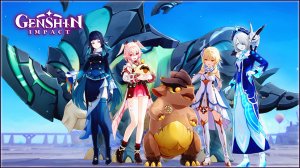 ЛИННЕЯ - ЗАДАНИЕ ЛЕГЕНД / ГЕНШИН ИМПАКТ 6.5 (ЛУНА VI) - ВСЕ КАТ СЦЕНЫ / ЯПОНСКАЯ ОЗВУЧКА С ЛЮМИН