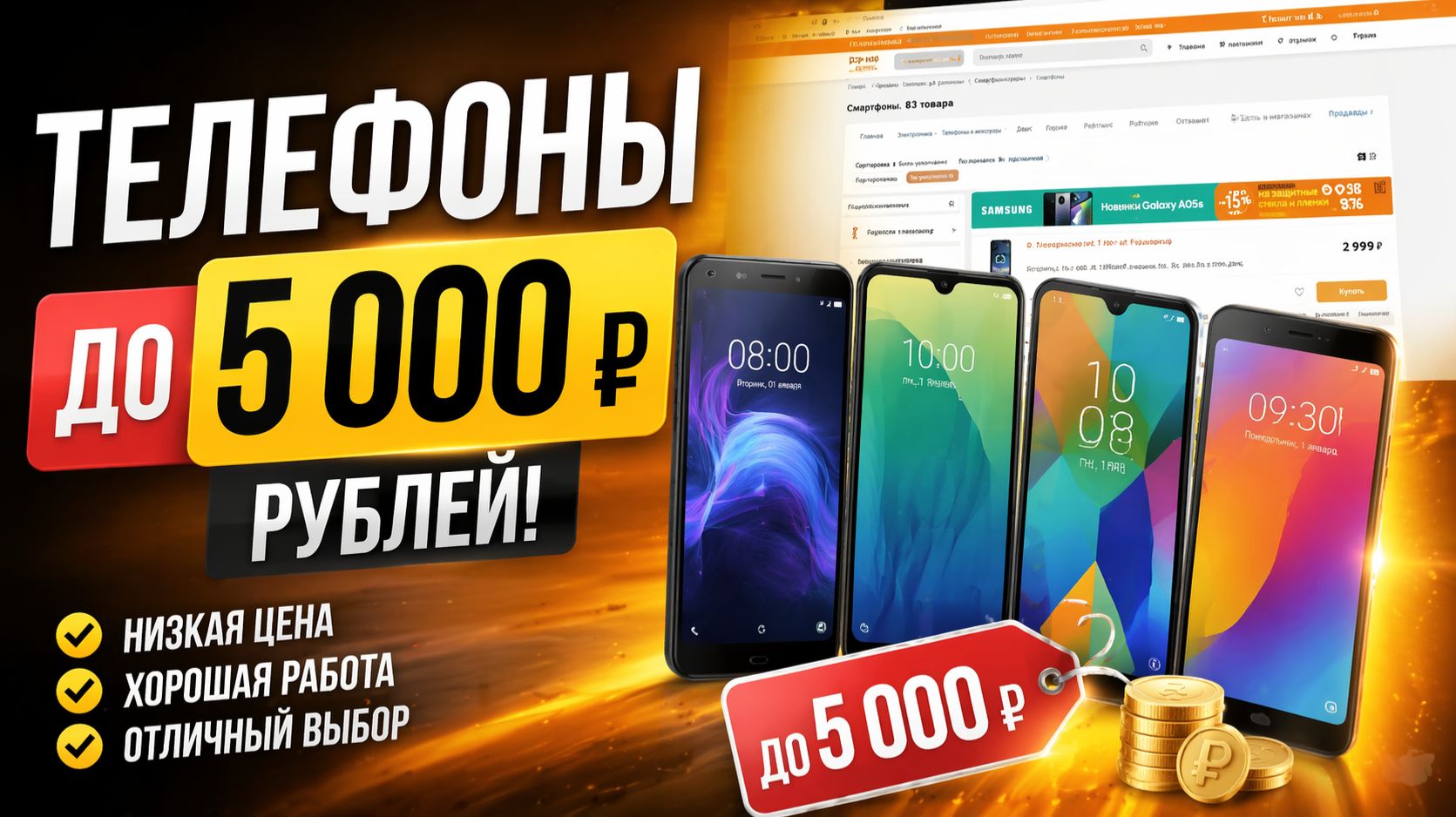 телефоны до 5000 рублей смотреть онлайн