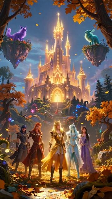 Легенды волшебного леса: приключения героев #фэнтези #приключения #волшебство