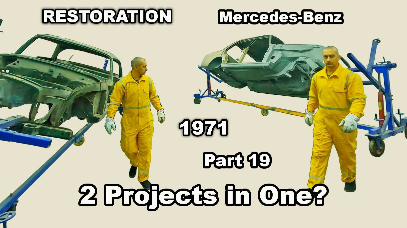 Restoration Mercedes-Benz W111 Part 19