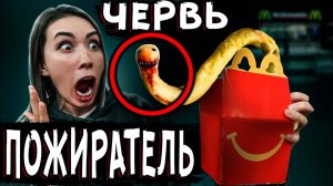 ЧЕРВЬ ПОЖИРАТЕЛЬ внутри ХЭППИ МИЛ из МАКДОНАЛДС в реальной жизни в МЕКСИКЕ Мистический Квест