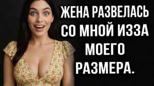 Истории измен - жена развелась со мной из-за моего размера
