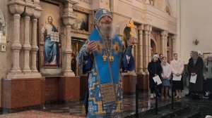 Проповедь митрополита Иоанна в праздник Благовещения Пресвятой Богородицы