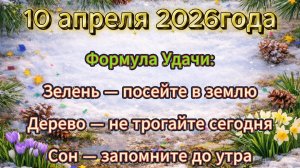 Народные приметы на 10 апреля 2026 года